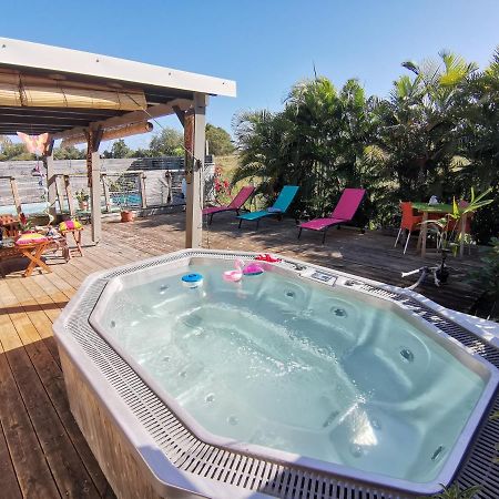 Bungalow La Perle - Jacuzzi - Piscine Saint-Francois  Bagian luar foto