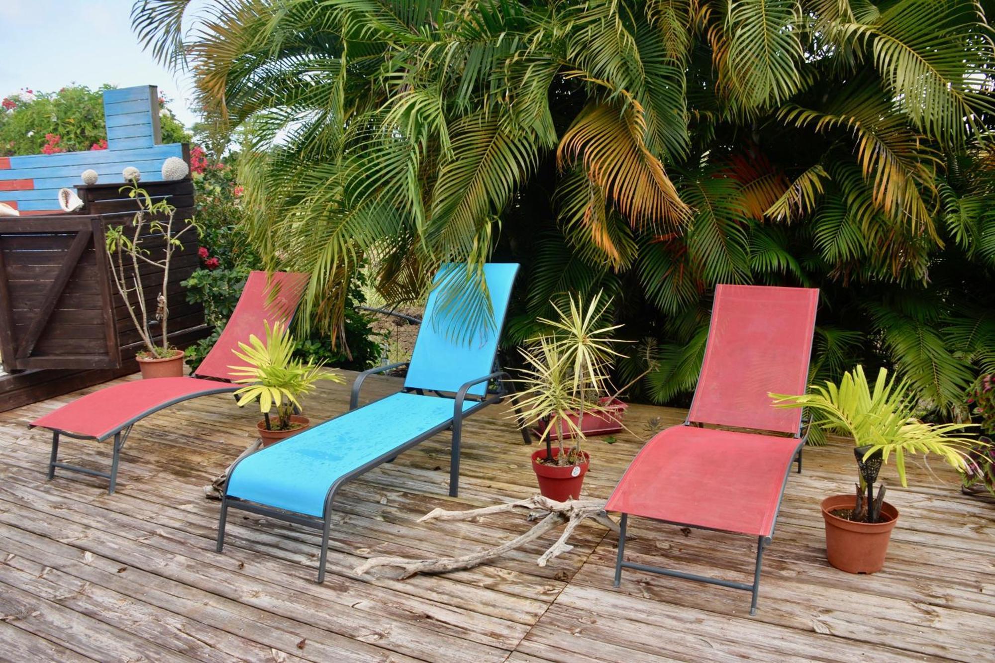 Bungalow La Perle - Jacuzzi - Piscine Saint-Francois  Bagian luar foto